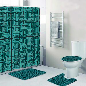 T-Maze Four-piece Bathroom Set