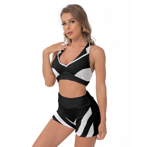 Monochrome Sports Bra Suit - Image 3