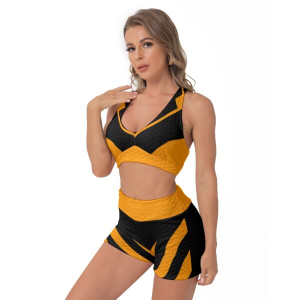 Orange Candy Sports Bra Suit - Image 2