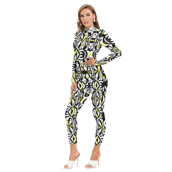 Palasia Long-sleeve Turtleneck Jumpsuit - Image 3