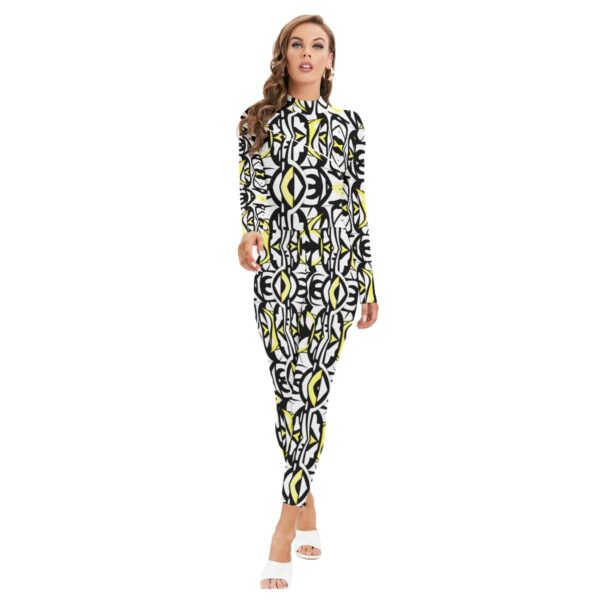 Palasia Long-sleeve Turtleneck Jumpsuit - Image 2