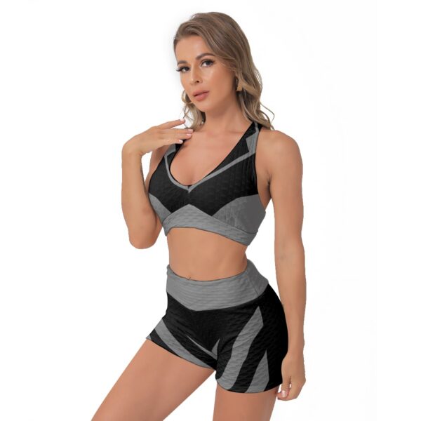 Grey Sports Bra Suit - Image 2