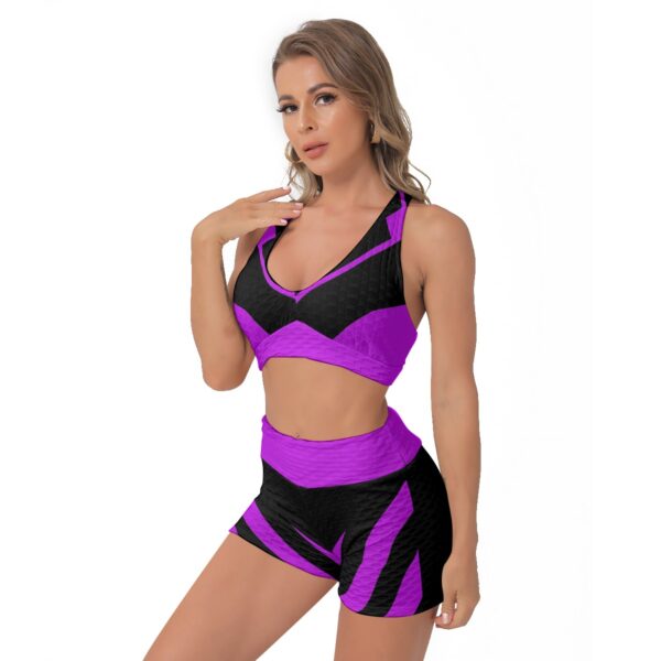 Deep Purple Sports Bra Suit - Image 2
