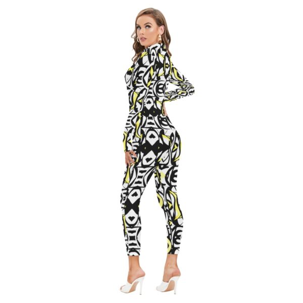 Palasia Long-sleeve Turtleneck Jumpsuit - Image 4
