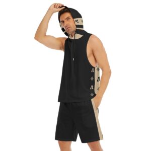 Sleeveless Vest And Shorts Set