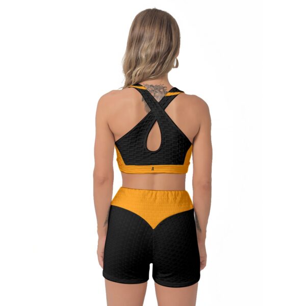 Orange Candy Sports Bra Suit - Image 4