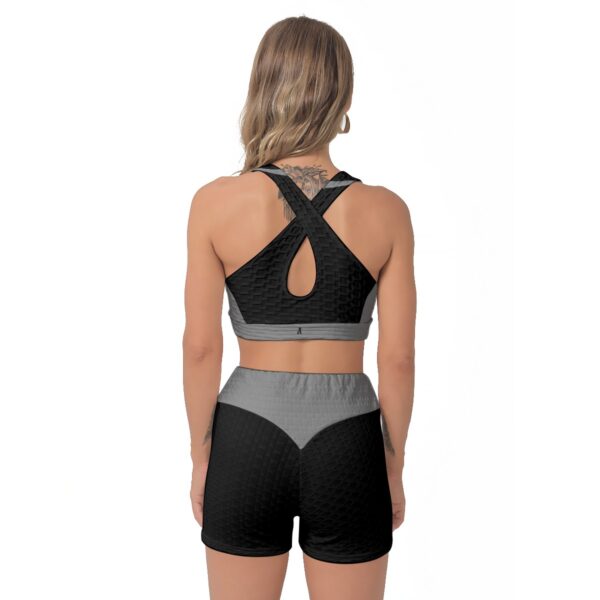 Grey Sports Bra Suit - Image 4