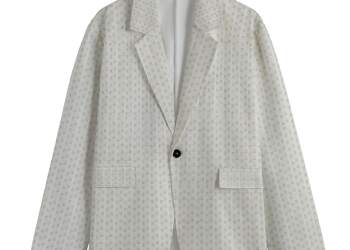 ArtDoggy™ Single Breasted Cotton Blazer | 0k