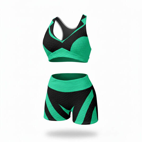 ArtDoggy™ Two-Piece Sports Bra Suit | Tech Blue