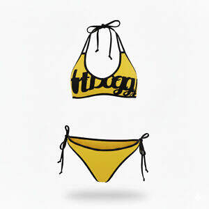 ArtDoggy™ Classic Bikini Swimsuit | Race Yellow