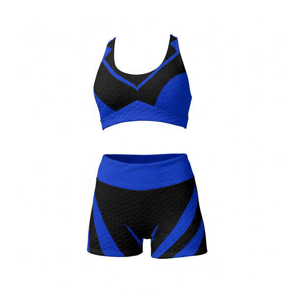 ArtDoggy™ Two-Piece Sports Bra Suit | Secret Blue