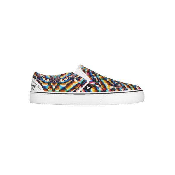 Canvas Slip On Sneakers (Colorful Curl)