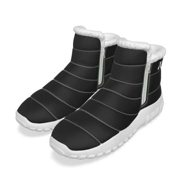 Black Ankle Height Snow Boots - Image 4