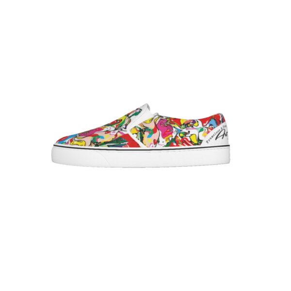 Canvas Slip On Sneakers (Colorsplash) - Image 5
