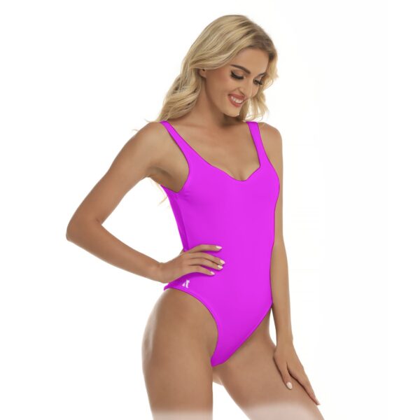 Magenta One Piece Swimsuit - Image 3