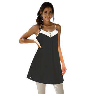 V-neck Sleeveless Night Gown