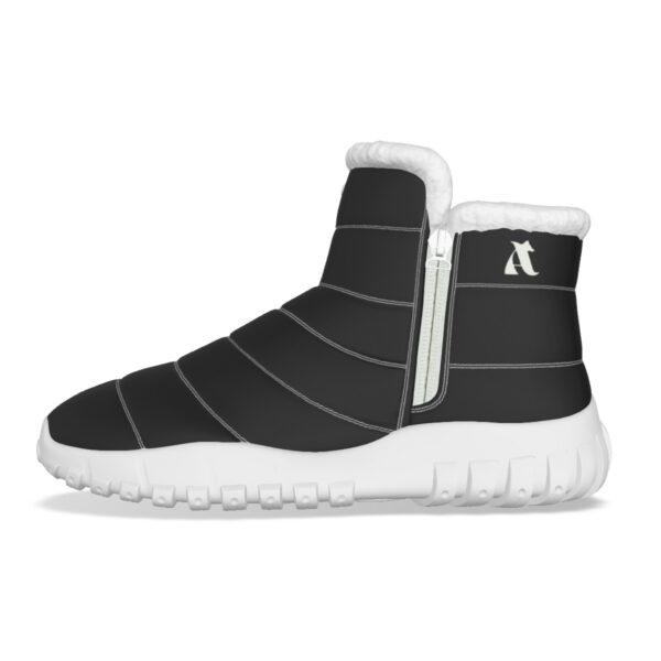 Black Ankle Height Snow Boots - Image 5
