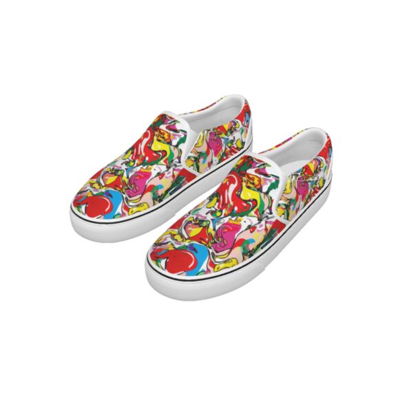 Canvas Slip On Sneakers (Colorsplash) - Image 6