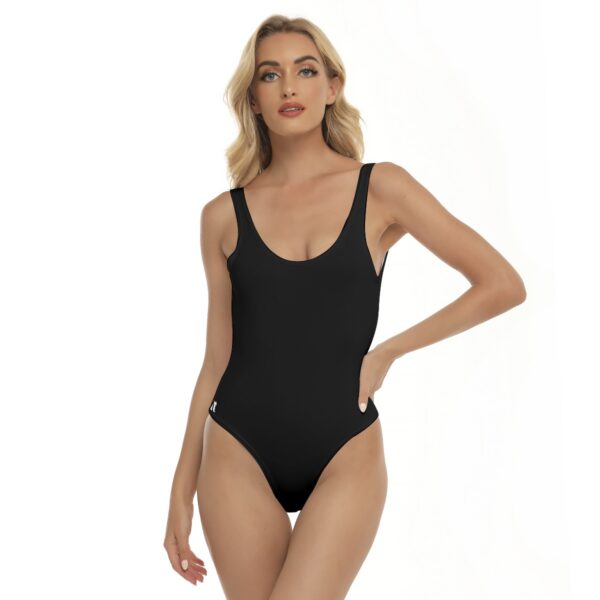 Black One Piece Swimsuit - Image 2
