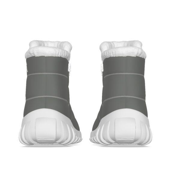 Slate Gray Ankle Height Snow Boots - Image 6