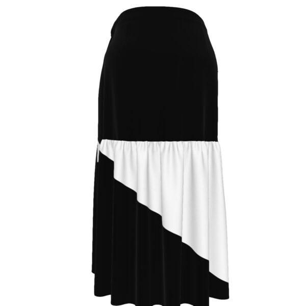 Monochrome Wrap Skirt - Image 2
