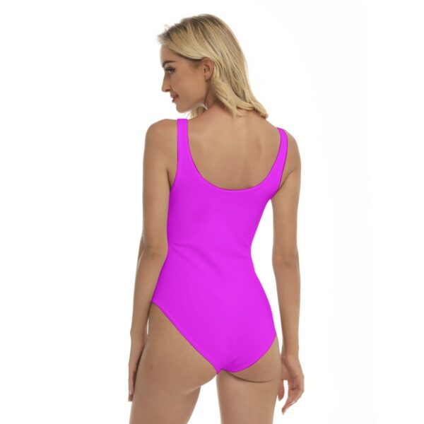 Magenta One Piece Swimsuit - Image 4