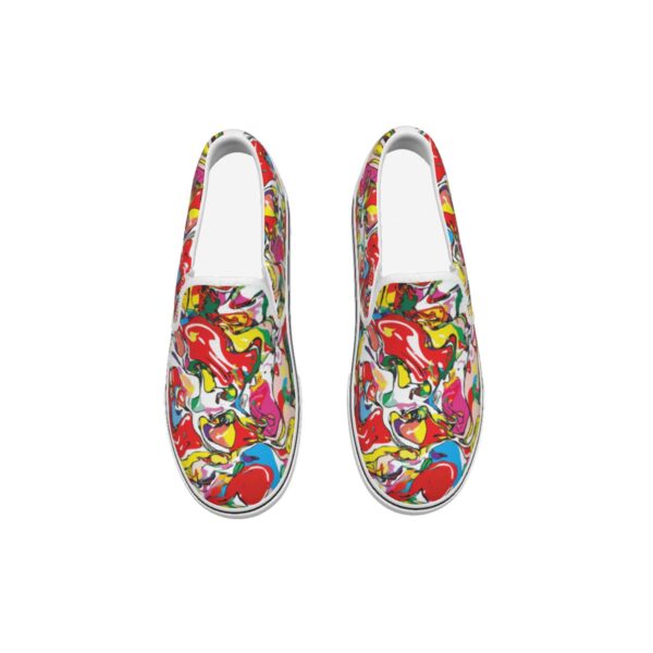 Canvas Slip On Sneakers (Colorsplash) - Image 2