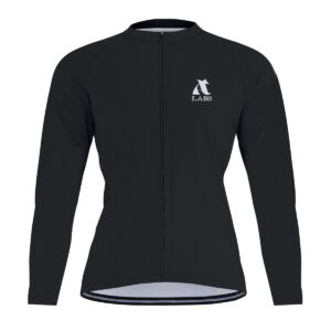 Black Long Sleeve Cycling Jersey