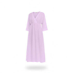 ArtDoggy™ Mid-Sleeve Long Dress | Cotton Candy ArtDoggy™ Mid-Sleeve Long Dress | Cotton Candy