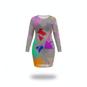 ArtDoggy™ See-Through Mesh Dress | ColorStamps