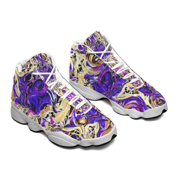 Grape Marble Courtkey™ Basketball Shoes - Image 2
