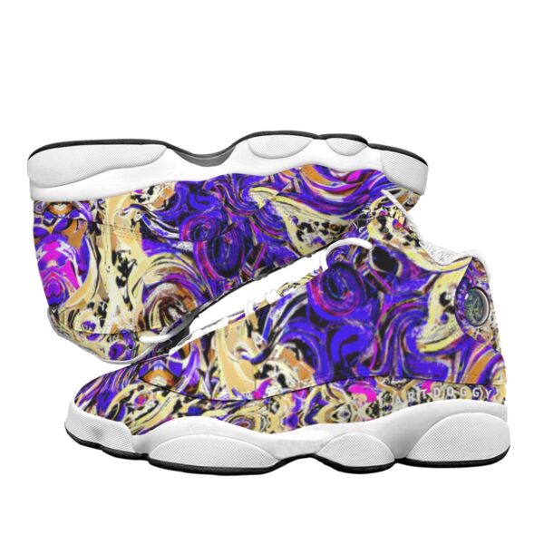 Grape Marble Courtkey™ Basketball Shoes - Image 3