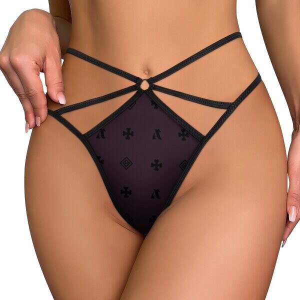 Looped Cross-Strap Thong - Image 45