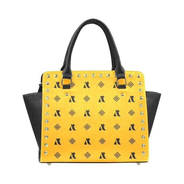Rivet Shoulder Handbag - Image 26