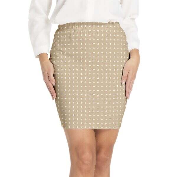 ADpld™ Elastic Waist Bodycon Skirt