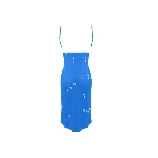 Backless Spaghetti Strap Wrap Dress - Image 28