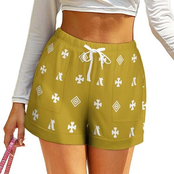 ADpld™ High Waist Loose Fit Elastic Waist Shorts - Image 27