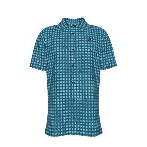 Lapel Collar Button Up Shirt (ColourRoll™ Blue w Black Buttons)