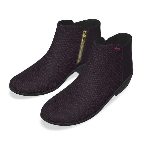 B2B Microsuede Boots (Neon Restraint Pink) - Image 4