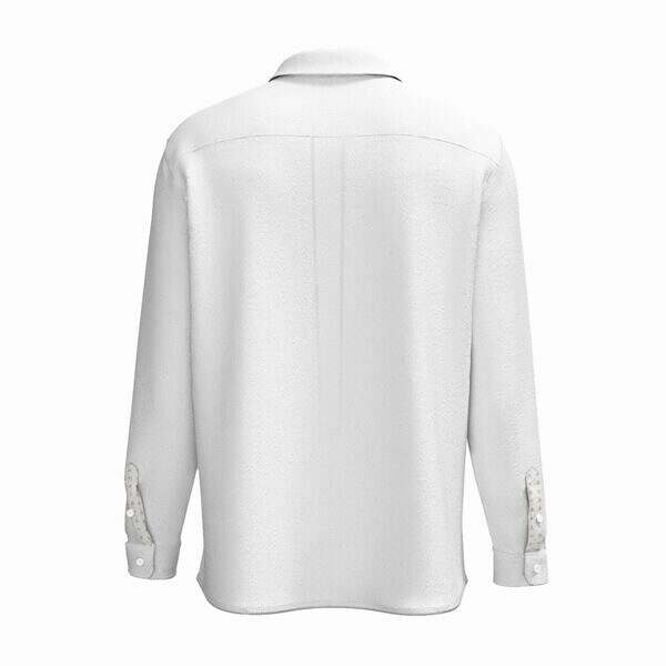 Classic White Button-up Shirt - Image 2