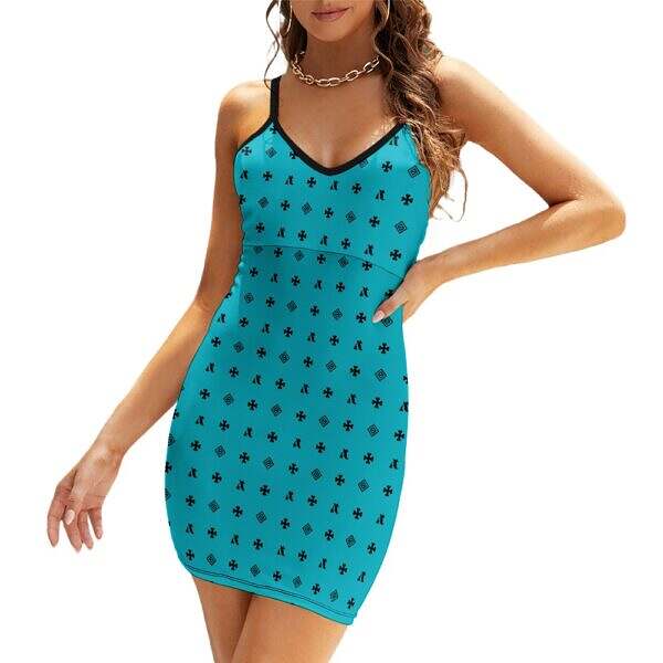 Slim Fit Sling Dress - Image 33