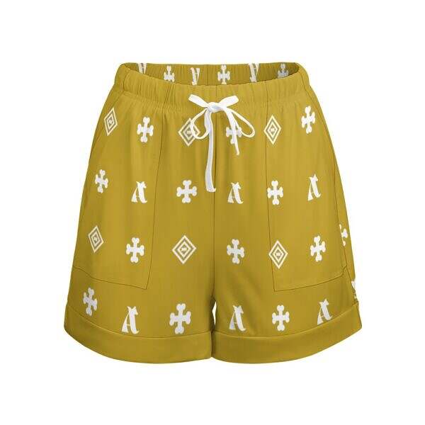 ADpld™ High Waist Loose Fit Elastic Waist Shorts - Image 28
