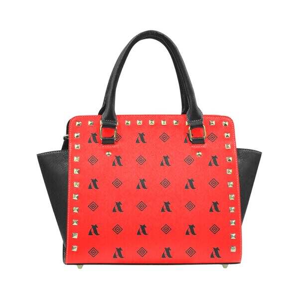 Rivet Shoulder Handbag - Image 6