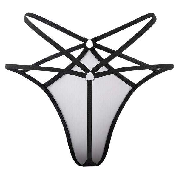 Looped Cross-Strap Thong - Image 42