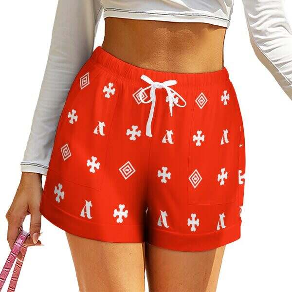 ADpld™ High Waist Loose Fit Elastic Waist Shorts - Image 29
