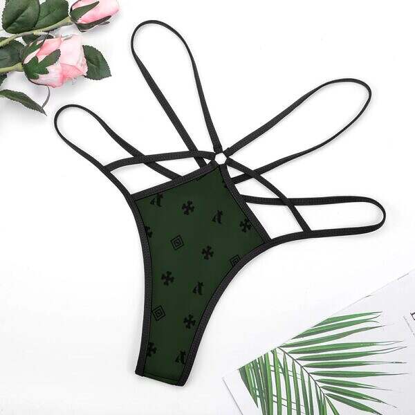 Looped Cross-Strap Thong - Image 49