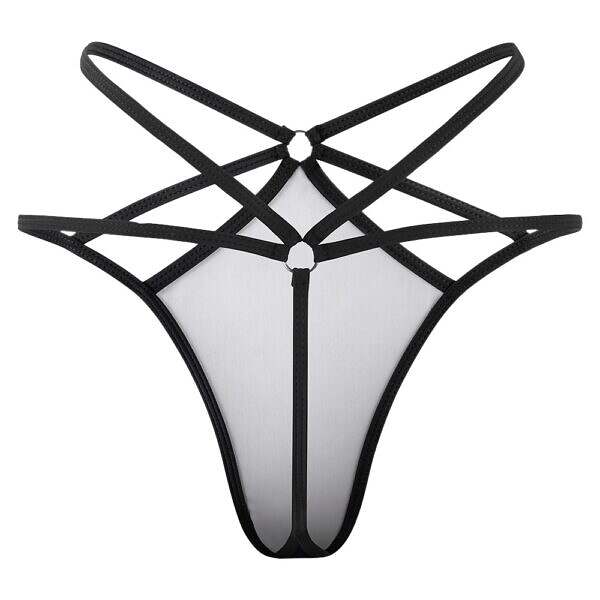 Looped Cross-Strap Thong - Image 7