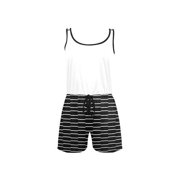 Sleeveless Short Jumpsuit - Image 8