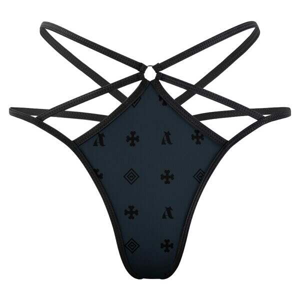 Looped Cross-Strap Thong - Image 13