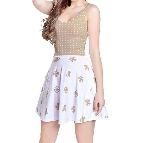 ADpld™ Sleeveless Midi Skater Dress